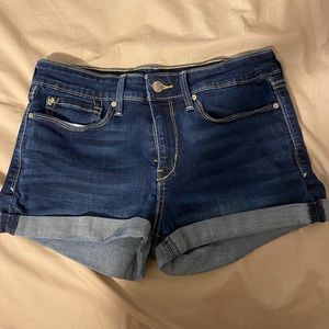 Denim shorts